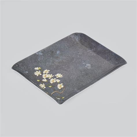 Buy Corsica Azalea Set of 2 Melamine Printed Serving Trays from Corsica ...