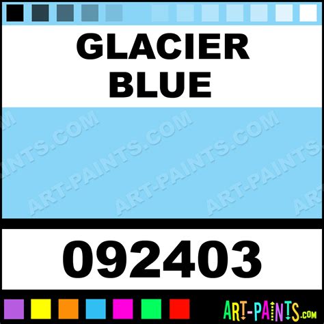 Glacier Blue Natures Hue Acrylic Paints - 092403 - Glacier Blue Paint ...