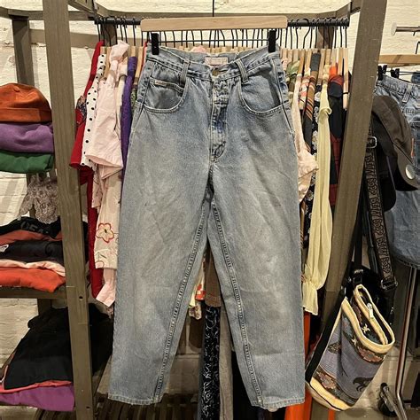 Guess blue jeans 26x29 flaws... - Depop