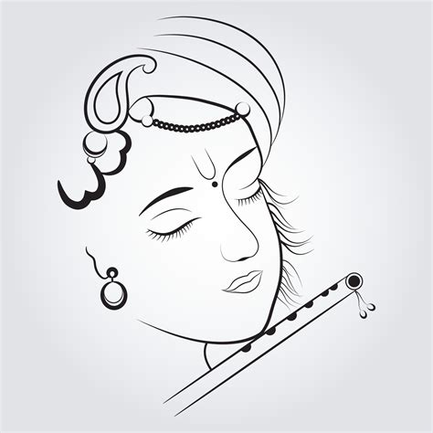 Krishna Se Drawing