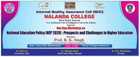 Nalanda College, Patliputa university, patna