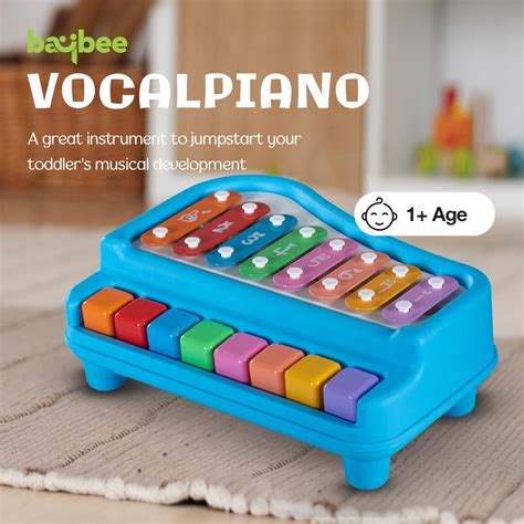 Baybee 2 in 1 Baby Piano Xylophone Musical Toys for Kids with 8 Keys ...