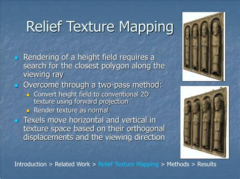 Relief Mapping Computer Graphics 的图像结果