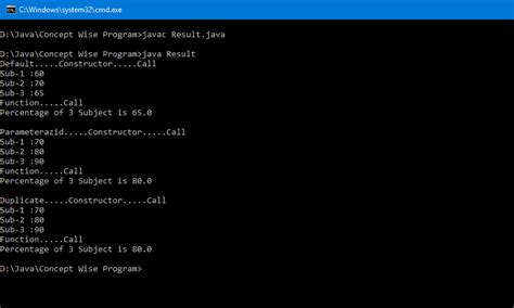 Image result for Java Constructor Program