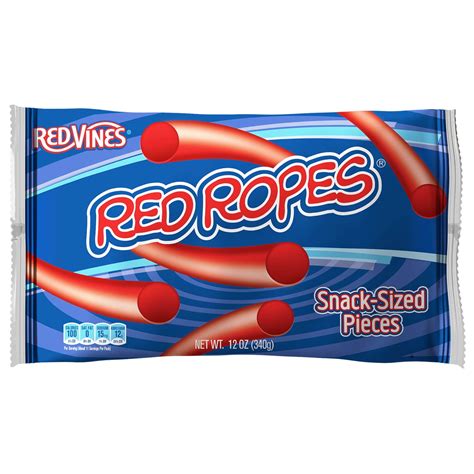 Red Vines Red Ropes Original Red Licorice Candy Pieces, 12oz Bag ...