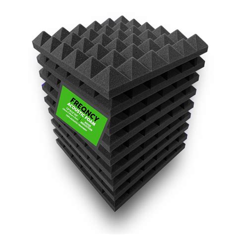 Freqncy® Pyramid Acoustic Foams, A1 Soundproofing Acoustic Panels for ...