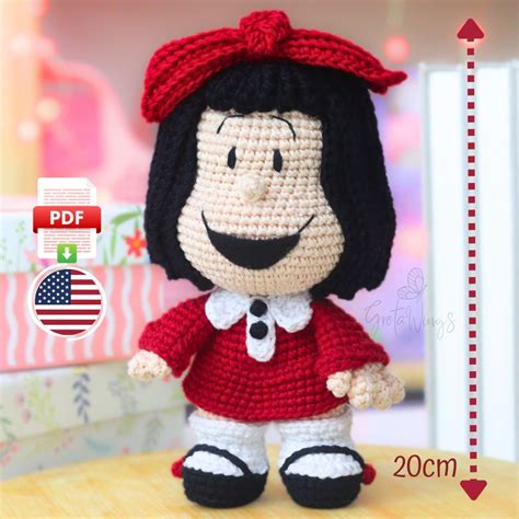 Your Crocheted Mafalda! An Amigurumi Pattern You'll Love. (Digital ...
