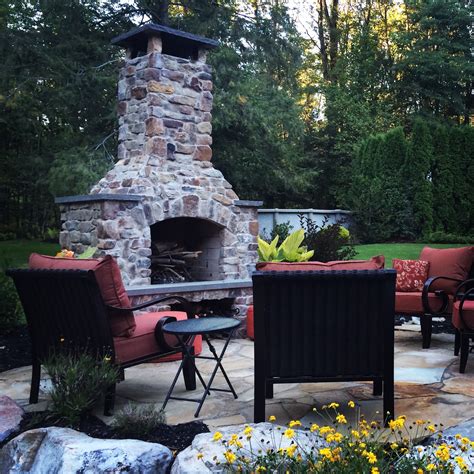 Building Chimney For Outdoor Fireplace Outdoor Fire Pit & Fireplace