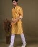 Buy Yellow Ethnic Suit Sets for Men by SHIWAM ETHNIX Online | Ajio.com