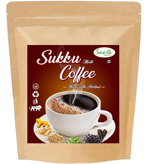 Saara HERBAL FRESH Sukku Malli Coffee, 50g, Chukku Kappi, Sukku Malli ...
