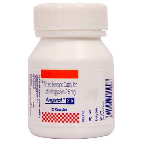 Angistat 2.5 Capsule 25's Price, Uses, Side Effects, Composition ...