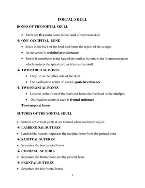 Mechanism of normal labour notes - MECHANISM OF NORMAL LABOUR It is a ...