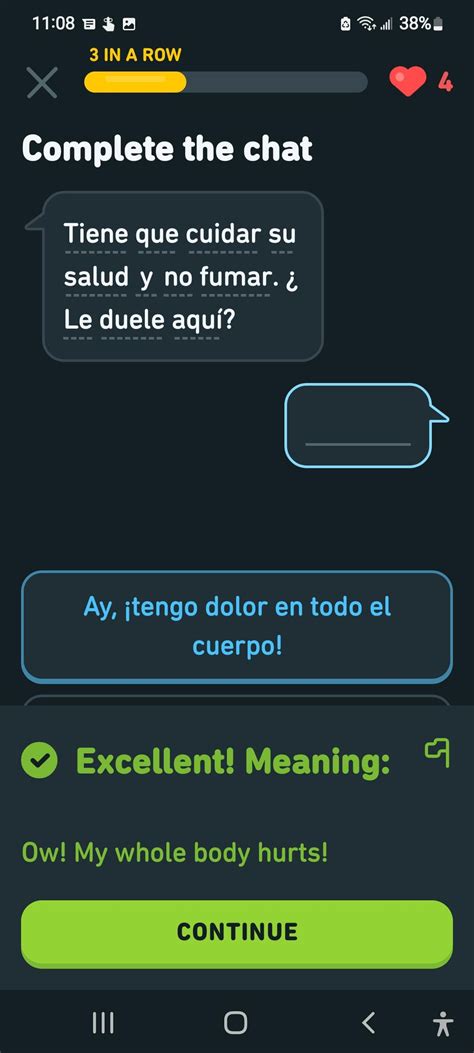 I just can't get away from it! Even my Spanish lessons remind me! So ...