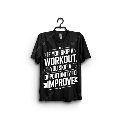 Inspirational Workout Quote PNG, Vector, PSD, and Clipart With ...