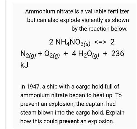 Image result for NH4NO3 Explode