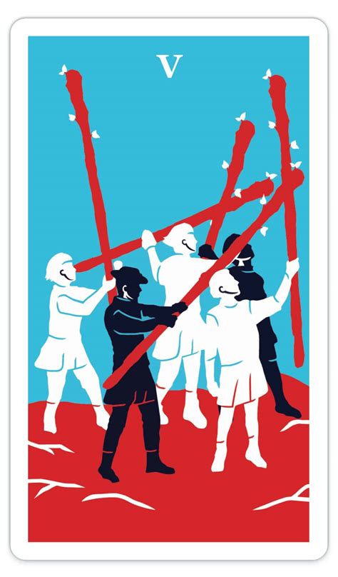 Tarot Cards Meaning Five Of Wands at Joshua Allingham blog