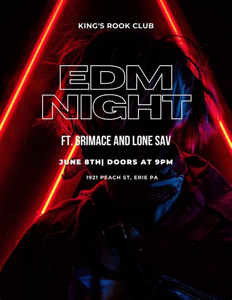 Kings Rook Club EDM NIGHT! ft. Grimace, Lone Sav and From the Ashes ...