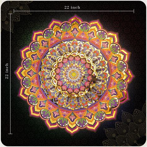 Jal Panchtatva Mandala for Wall Decor - Island Rangoli – islandrangoli