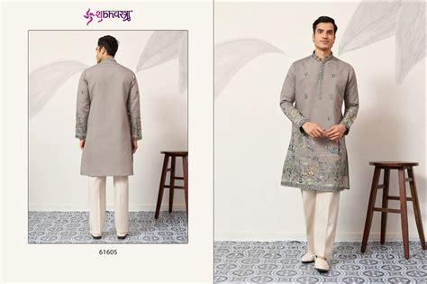 Shubhvastra Couture Kurta Viscose Silk Thread Work Kurta Pajama Collection
