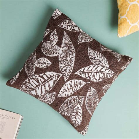 Bouquet Cushion Cover With Hand Embroidery 16 x 16 Inch | Nestasia