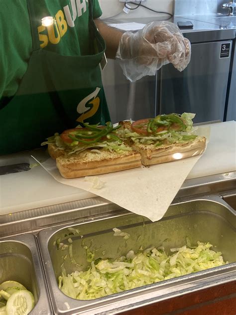 I eat a footlong veggie delight no cheese/sauce/onions everyday : r/subway