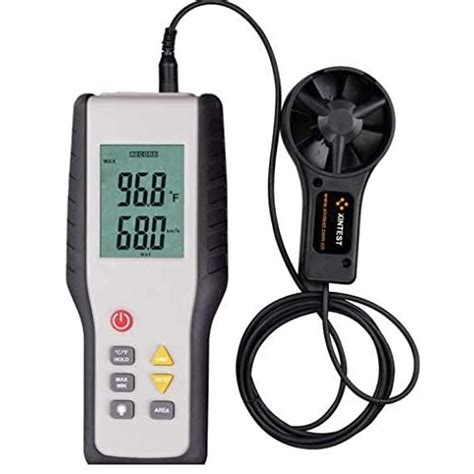 Buy MeterTo HT-9819 Handheld LCD CFMCMM Display Anemometer Thermal ...