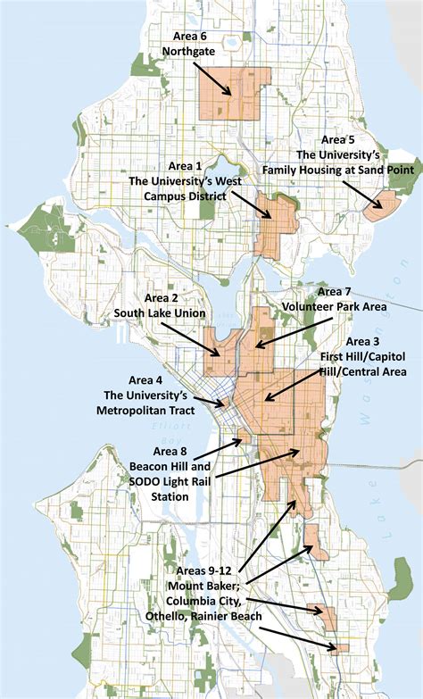 Shoreline Seattle Neighborhood Map