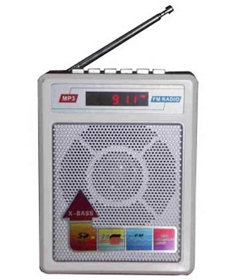 iSONIX Landmark Rechargeable FM Radio with USB, SD, AUX, MP3 Player ...