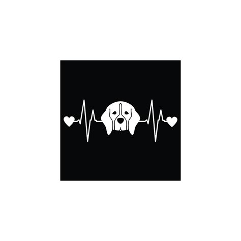 Buy CMI DD162 Beagle Heartbeat Decal Sticker |7-Inches by 2.6-Inches ...