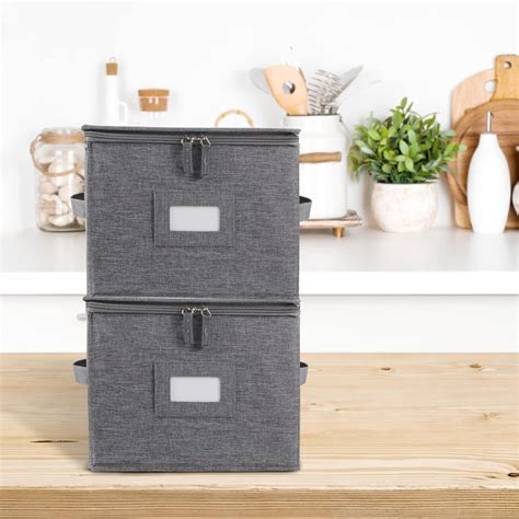 Buy China Storage Containers Inside 10 W x 8 H, Dinnerware Storage Box ...