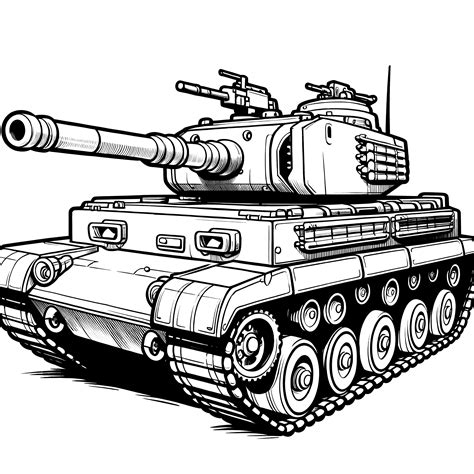 Army Tank Coloring Pages Printable [2025]