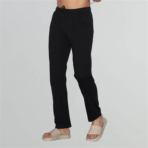 Code Cotton Rich Track Pants Pitch Black – XYXX Apparels