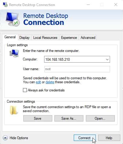 Remote Desktop Connection Windows 1.0 的图像结果