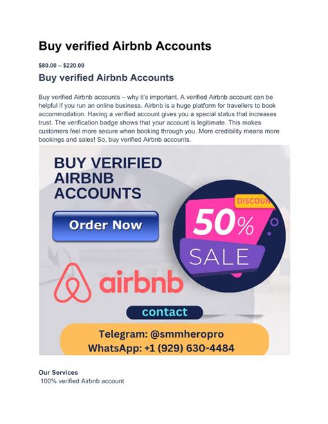 PPT - Where to Buy Verified Airbnb Accounts Safely PowerPoint ...