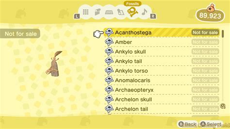Fossils List With Prices & How To Get Them in Animal Crossing: New Horizons - Animal Crossing World
