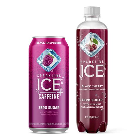 Amazon.com: Sparkling Ice +Caffeine Black Raspberry Sparkling Water ...