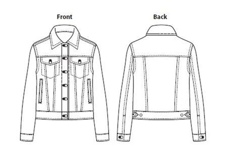 Image result for Pattern for Making Denim Jacket