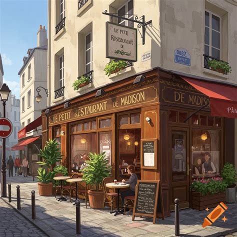French restaurant Le Petit Restaurant de Madison during the daytime on ...