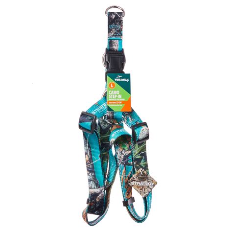 Buy Vibrant Life Polyester Strategy Camo Step-in Dog Harness, Teal Camo ...