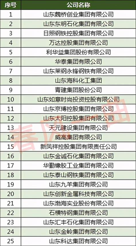 2020山东100强民营企业：滨州、淄博各9家，济南、泰安各5家_腾讯新闻