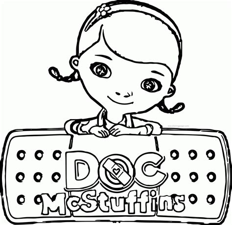 Doc Mcstuffins Face Coloring Pages - Coloring Home