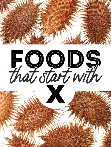 33 Foods That Start With X (With Photos!) | Live Eat Learn