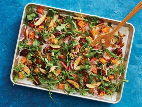 Sheet Pan Kielbasa and Squash Salad | Savory