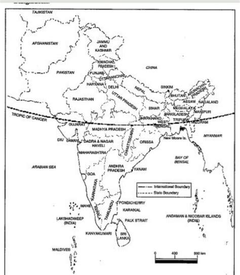 Q7: On the outline political map of India, locate and label the ...