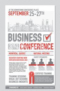 Business Conference Poster 的图像结果