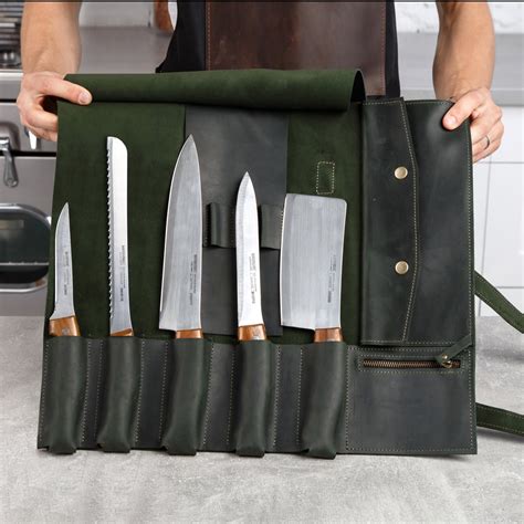 Knife Bag Chef,chef Knife Roll,leather Knife Roll,personalized Roll ...