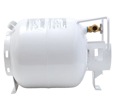 20lb Horizontal Propane Cylinder Tank With Valve and Gauge Rv Trailer ...