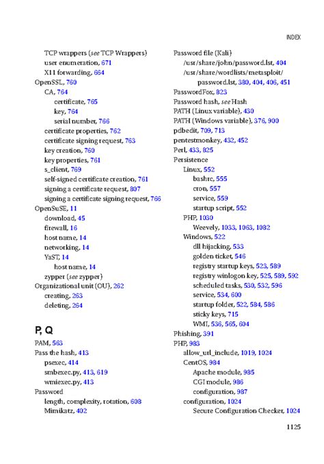 Cyber Operations-164 - TCP wrappers (see TCP Wrappers) S client OpenSSH ...