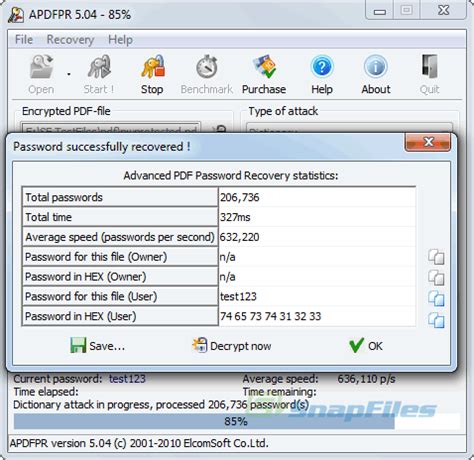 Advanced PDF Password Recovery 5.06.113 - 解除PDF限制 破解PDF密碼 - 阿榮福利味 - 免費軟體下載