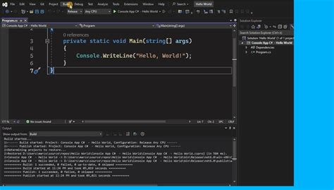 Compile exe Visual Studio 的图像结果